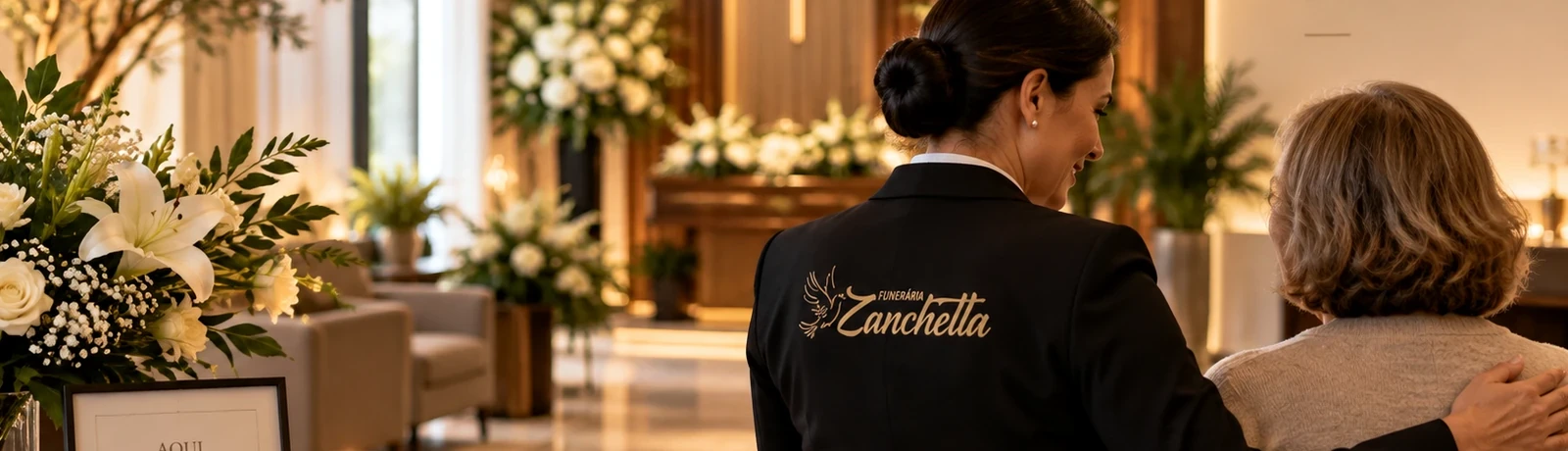 Atendimento humano da Funerária Zanchetta